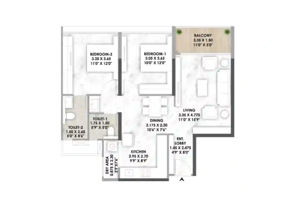 2 BHK